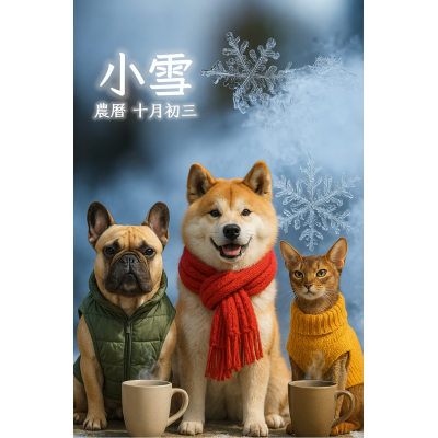 11/21 小雪到！毛孩「預冷模式」啟動，皮膚免疫雙雙升級不卡關！