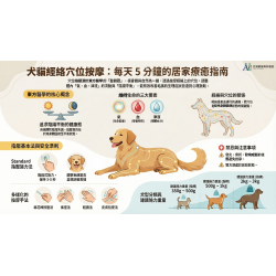 1/22 鏟屎官斜槓計畫：貓狗「經絡按摩」。每天5分鐘，讓主子舒服到不想下床！