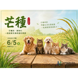 6/5 芒種到！毛孩開始「越抓越忙」的季節來了？從犬貓皮膚科 × 中獸醫角度，看懂初夏最容易被忽略的皮膚危機
