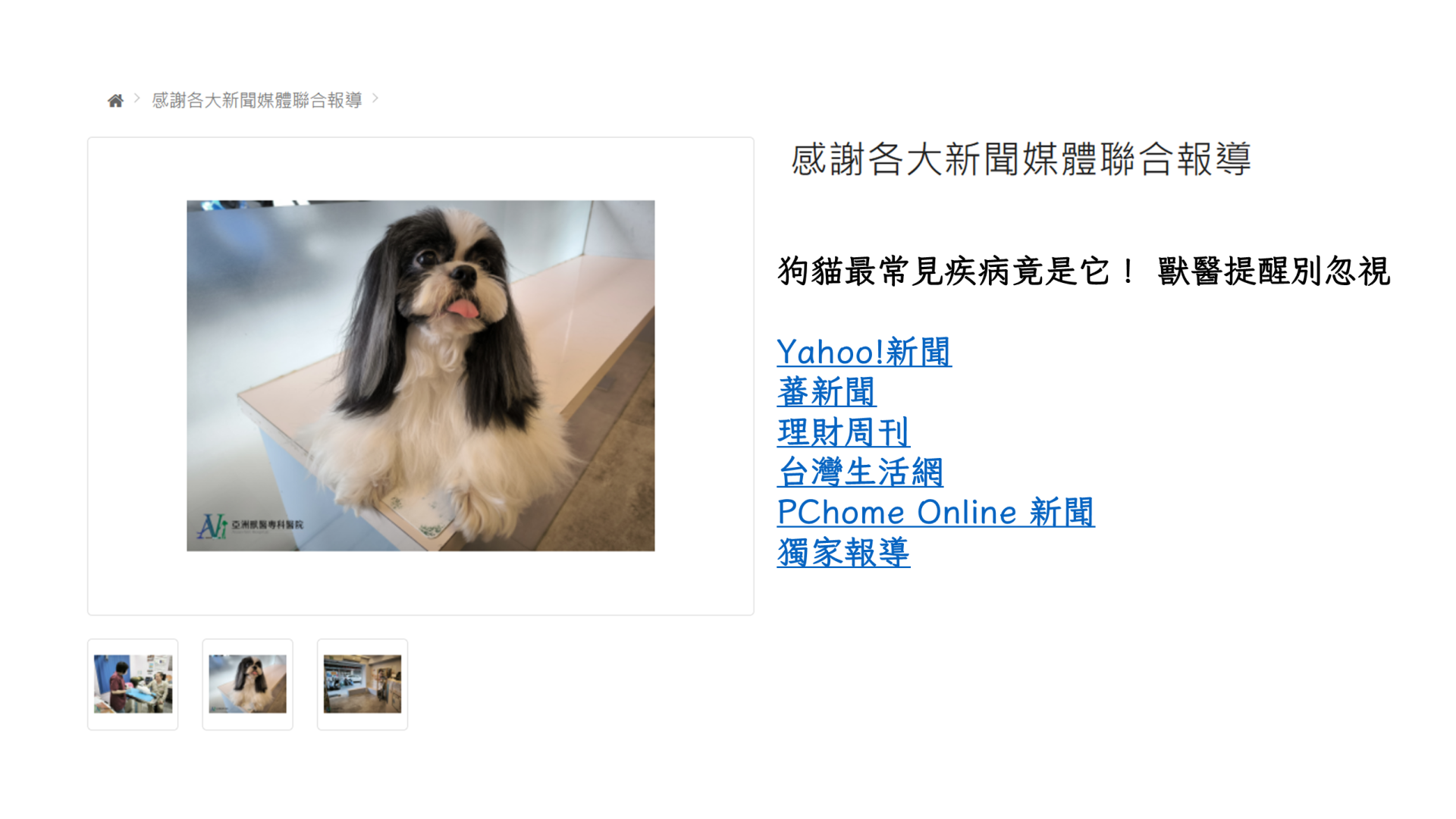 感謝各大新聞媒體聯合報導